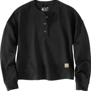 Carhartt French Terry loose fit sweatshirt, black!